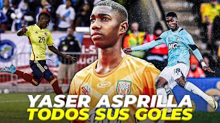 TODOS LOS GOLES DE YASER ASPRILLA [upl. by Eerol]