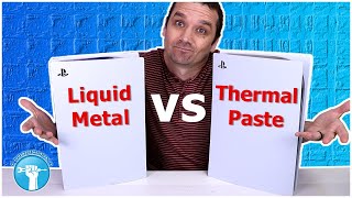 PS5 Liquid Metal vs Thermal Paste  It OVERHEATED [upl. by Notlimah]