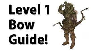 Best Level 1 Bow Guide Skyrim [upl. by Vic]