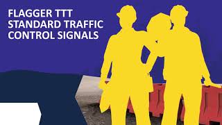 Flagger Standard Traffic Control Signals  Your ACSA Safety Training [upl. by Llenrev988]