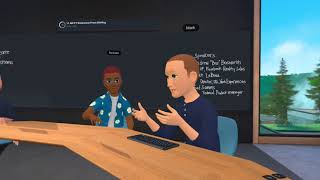 Mark Zuckerberg discusses Horizon Workrooms [upl. by Lillis]