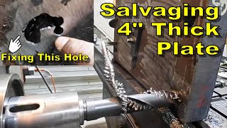 How To Save A Plate With A Bad Torch Cut  Manual Machinist Repair Explained [upl. by Rae636]