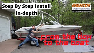 How to install a wakeboard tower [upl. by Rabah]