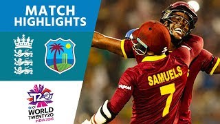 Brathwaite Hits 4 Sixes To Win  England vs West Indies  ICC Mens WT20 FINAL  Highlights [upl. by Dnomse]