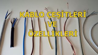 ELEKTRİK KABLO ÇEŞİTLERİ VE ÖZELLİKLERİ [upl. by Petulah]