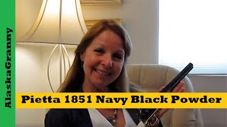 Pietta 1851 Navy Black Powder Revolver 36 Caliber Gun Review [upl. by Raseda916]