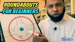 Roundabouts For Beginners  Roundabouts Driving Lesson [upl. by Eerak]