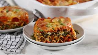 Easy Spinach Lasagna [upl. by Namlak]