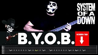 【SYSTEM OF A DOWN】 BYOB  cover by Masuka  LESSON  GUITAR TAB [upl. by Maze]