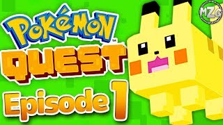 NEW POKEMON Game  Pokemon Quest Gameplay Walkthrough  Episode 1  World 1 Nintendo Switch [upl. by Dolly]