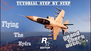 GTA5 How to fly the hydra Jet PC Turn Hover mode on and off PC [upl. by Theone]