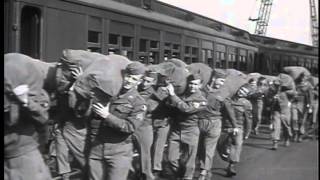 US Army Troops Return Home WWII [upl. by Brinson535]