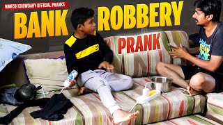 BANK ROBBERY PRANK  LAKSHALU KOTLU DOBBEYVACHU nimeshchowdarypranks [upl. by Pen]