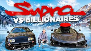 1000HP Supra terrorizing Billionaires Hypercarmeet in Switzerland [upl. by Kingsbury]