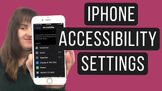 iPhone ACCESSIBILITY SETTINGS FOR THE BLIND AND VISUALLY IMPAIRED [upl. by Nangem]