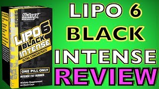 Lipo 6 Black Intense By Nutrex Review [upl. by Enilrad]