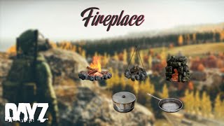 Dayz How to craft a Basic Fireplace Campfire Tripod and Stone Oven Beginner´s Guide [upl. by Resay412]