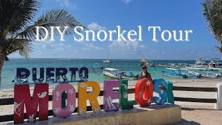 DIY Puerto Morelos Snorkeling  Great Day Trip from Playa Del Carmen [upl. by Gladstone]