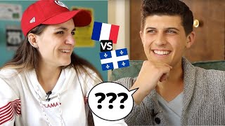 Quebecois VS French Speaker  Will I understand it French Reacts to Canadian French [upl. by Lucic]