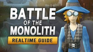 RS3 Battle of the Monolith 100 – Realtime Quest Guide [upl. by Lohse578]