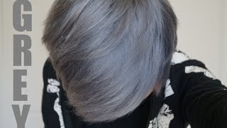 How to Dye Your Hair SilverGrey THE SAFE WAY [upl. by Hamas101]