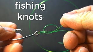 LOS MEJORES 3 NUDOS PARA ANZUELOS CON OJAL  3 Fishing knots  Como Atar Un Anzuelo [upl. by Oglesby]