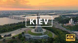 Kiev Ukraine 🇺🇦  4K Drone Footage [upl. by Aremihc]