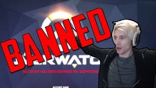 xQc BANNED FROM OVERWATCH  xQcOW [upl. by Orvan]