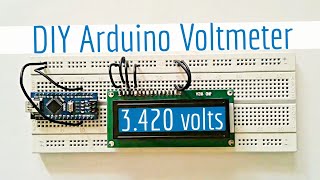 How to make a Digital Voltmeter with Arduino  Arduino Projects [upl. by Andersen633]