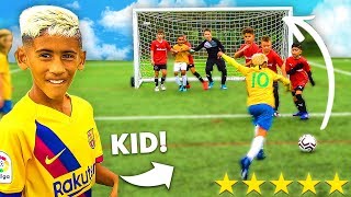 I Created A Football Tournament ft KID MESSI amp KID NEYMAR [upl. by Eerized]