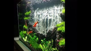 Powerful waterfall 1 Aquarium sand waterfall 46 [upl. by Sinai]