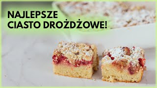 Klasyczne CIASTO DROŻDŻOWE z kruszonką i rabarbarem  Sugarlady [upl. by Ansela]