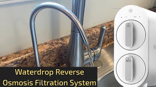 Review amp Install of Waterdrop Reverse Osmosis Filtration System G2MNR [upl. by Lisa]