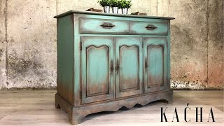 Creating a Rustic Aged look Painting Furniture with Chalk Paint [upl. by Niattirb]