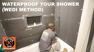 How to Waterproof a Shower Using Wedi StepbyStep [upl. by Elyag]