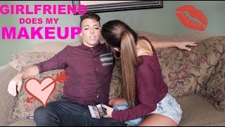 GIRLFRIEND DOES MY MAKEUP  Corey Scherer [upl. by Einneb]