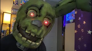 Full Animatronic Springtrap Head Reveal [upl. by Ailet]