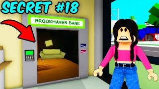 100 SECRETS in Roblox Brookhaven [upl. by Ojibbob]