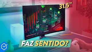 ENORME 👀  FAZ SENTIDO usar um MONITOR DE 315quot para TRABALHAR E JOGAR  AOC AG323FCXE 165HZ [upl. by Vada274]