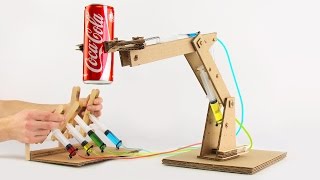 How to Make Hydraulic Powered Robotic Arm from Cardboard [upl. by Bridgid235]