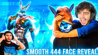 Smooth 444 Face Reveal In Real Life 😍🐰 Smooth Using Paid Sensi Openly In 1 Vs 4 💀 Garena Free Fire [upl. by Alema]