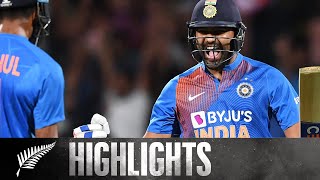 Sharma Stars In Thriller  SUPER OVER REPLAY  BLACKCAPS v India  3rd T20 2020 [upl. by Bolling]