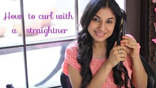 How to curl your hair with a straightener [upl. by Anoet]