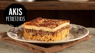 Pastitsio Greek Baked Pasta  Akis Petretzikis [upl. by Madid]