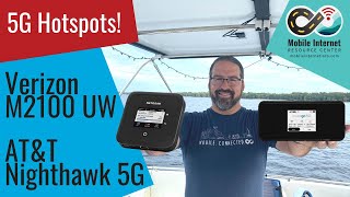 Tale of Two 5G Mobile Hotspots  Verizon MiFi M2100 5G UW  ATampT Nighthawk 5G Hotspot Pro [upl. by Luhem427]