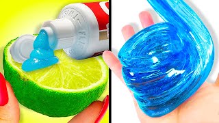 HAZ SLIME CON 1 INGREDIENTE 💦SI FUNCIONA Sin Pegamento No BORAX [upl. by Aekal]