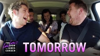 One Direction Carpool Karaoke Tomorrow [upl. by Alamaj]