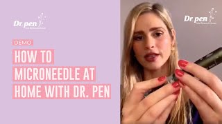 How to Microneedle at Home with the Dr Pen M8 [upl. by Asoral209]