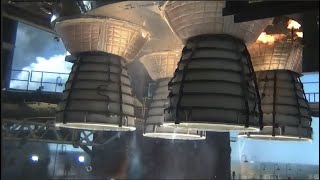 SLS Core Stage Hot Fire Test full duration [upl. by Twila]