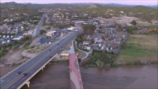 Downtown Aerial footage of Wickenburg Arizona  Wickenburg Round About [upl. by Sirromaj]